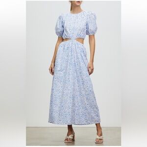 NWT FAITHFUL ALESSANDRIA MIDI DRESS